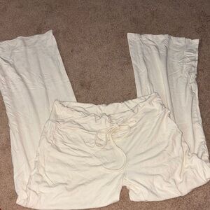 Women's Cream Lounge Pants